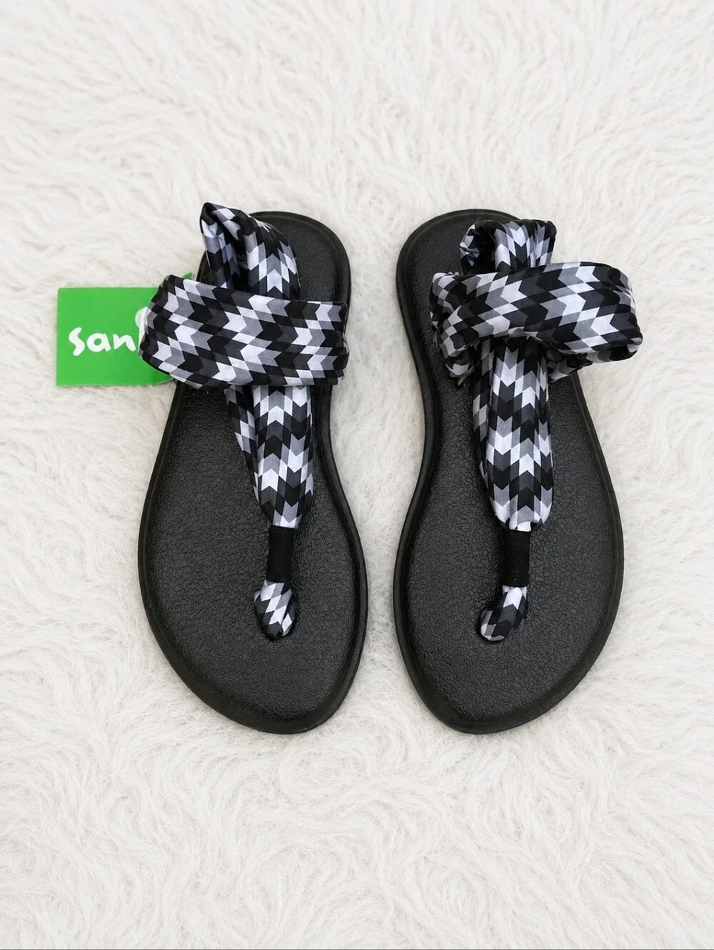 Sanuk Lil Yoga Sling 2 Prints Sandals Flip Flops New With Tags